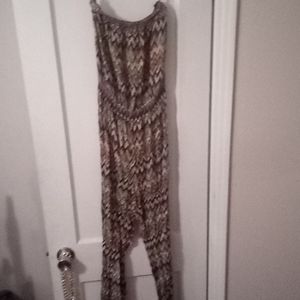 Multicolored pants dress